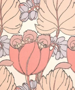 Liberty Interiors Wallpaper^Wallpaper Swatch - Regency Tulip in Lacquer