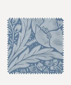 Liberty Interiors Wallpaper|Wallpaper^Wallpaper Swatch – Tudor Poppy in Lapis