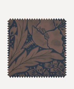 Liberty Interiors Wallpaper|Wallpaper^Wallpaper Swatch – Tudor Poppy in Ink