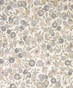 Liberty Interiors Wallpaper^Wallpaper Swatch - Wiltshire Blossom in Pewter Gold
