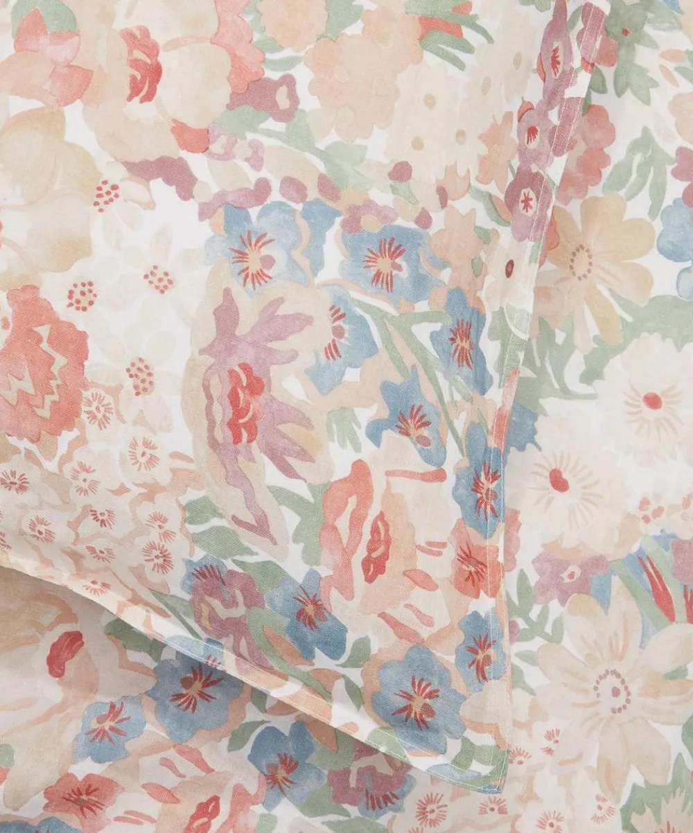 Liberty Bedding|Bedroom^Watercolour Thorpe Linen Double Duvet Cover Set