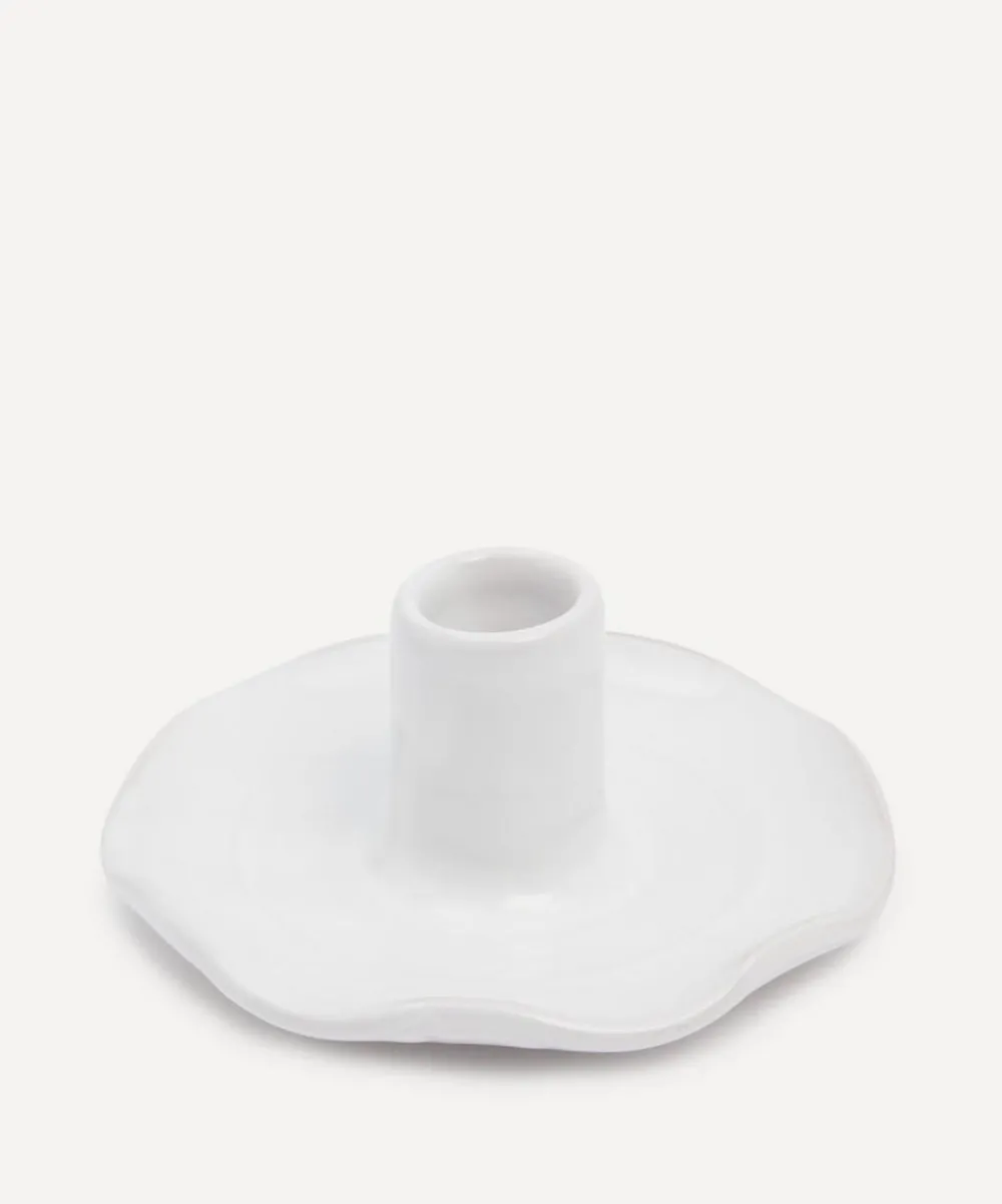 Sisterhood Candles & Candle Holders^Wavy Ceramic Candle Holder