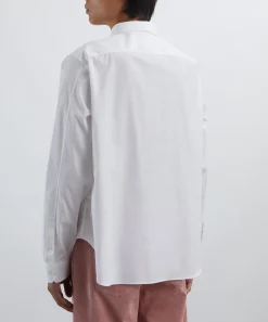 Loewe Shirts^White Cotton Long-Sleeve Shirt