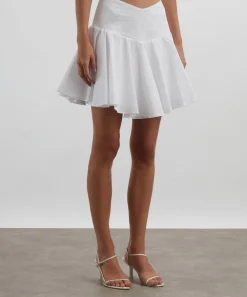 Peachy Den Skirts^White Dylan Mini Skirt
