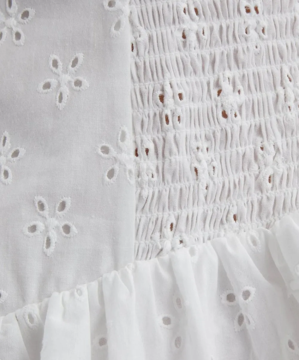 Peachy Den Dresses^White Dylan Romper Dress