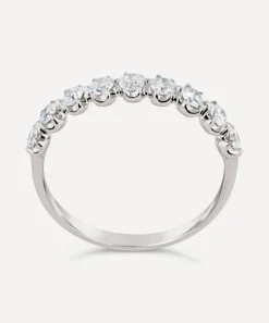 Dinny Hall Rings^White Gold Elyhara Diamond Half Eternity Ring