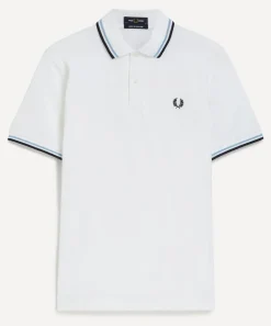 Fred Perry Tops^White M12 Twin Tipped Polo Shirt