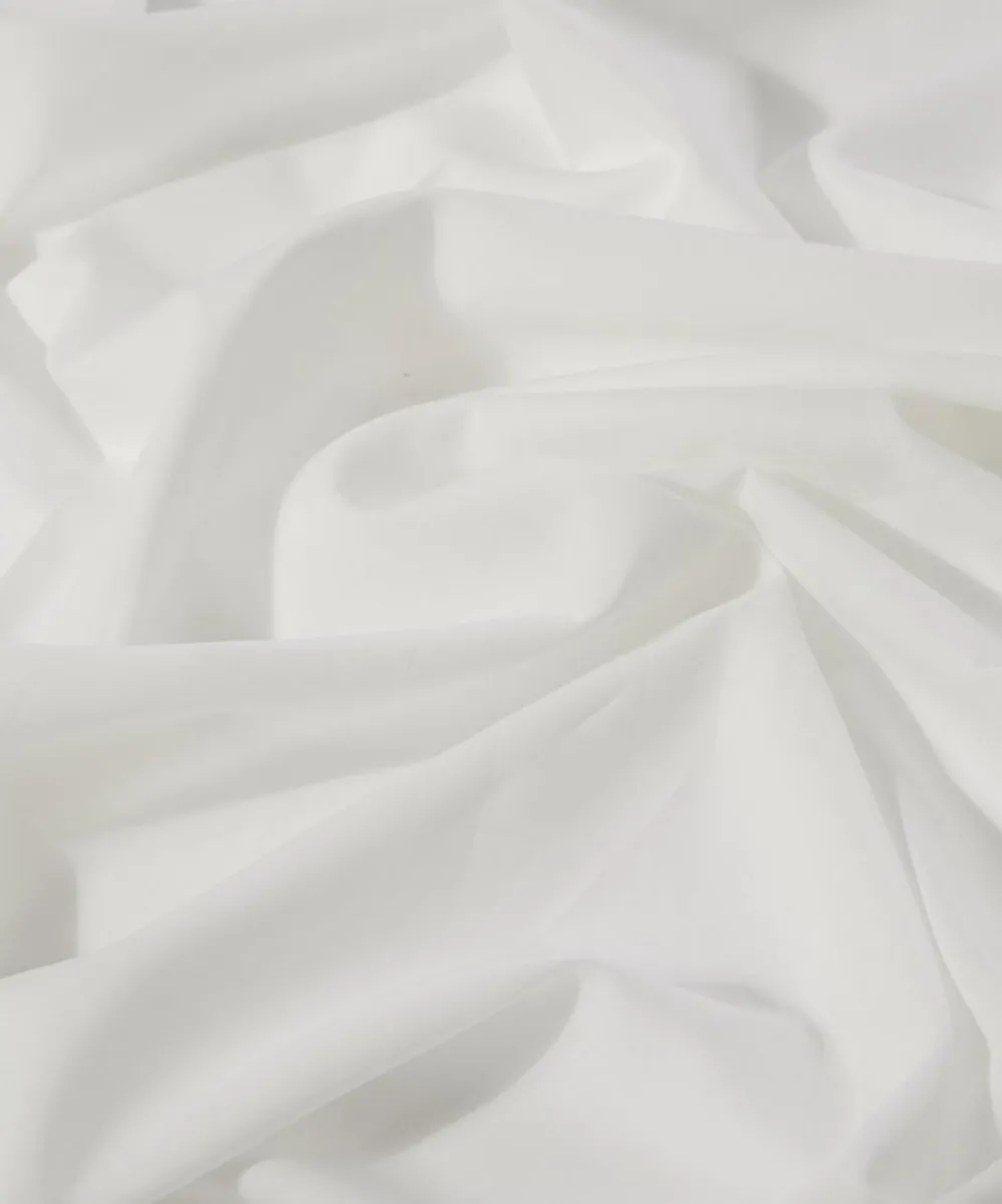 Liberty Fabrics Classic Tana Lawn|Tana Lawn™ Cotton^White Plain Tana Lawn™ Cotton