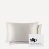 Slip Wellness^White Queen Silk Pillowcase Set of Two