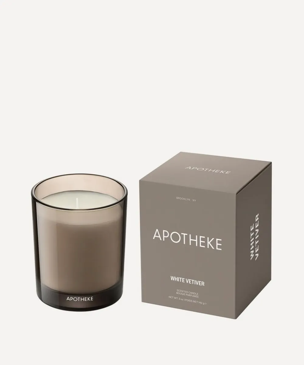Apotheke Candles & Candle Holders^White Vetiver Petite Scented Candle 142g
