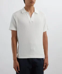 Oliver Spencer Tops^White Westcott Polo Shirt