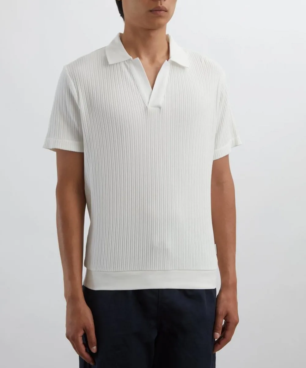 Oliver Spencer Tops^White Westcott Polo Shirt