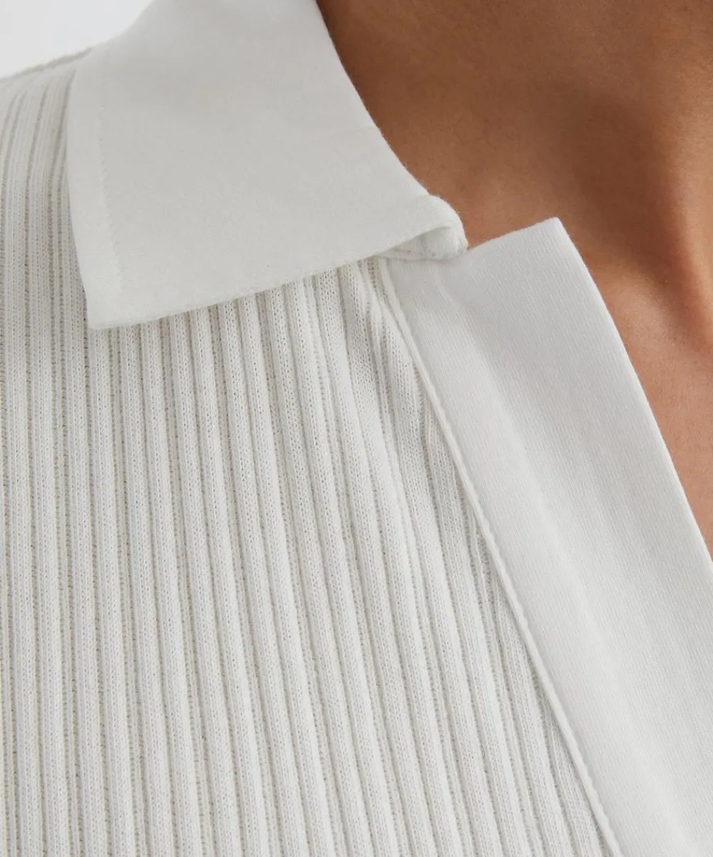 Oliver Spencer Tops^White Westcott Polo Shirt