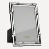 Addison Ross Wall Art^Wide Bamboo Silver Plated 5x7” Photo Frame