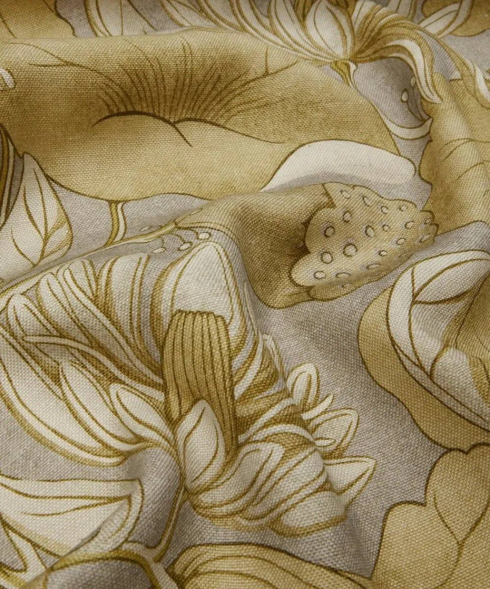 Liberty Fabrics Furnishing Fabrics|Furnishing Fabrics^Wilde Lotus in Fennel
