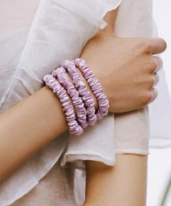 Slip Wellness^Wildflower Skinny Silk Scrunchie Set of Four