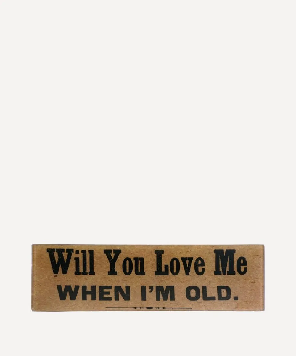 John Derian Stationery And Games^Will You Love Me When I’m Old Tray