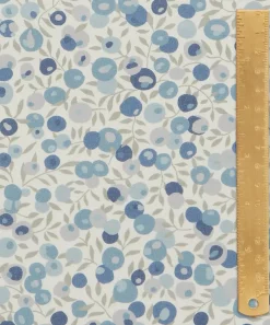 Liberty Interiors Furnishing Fabrics^Wiltshire Blossom Cotton in Flax Flower