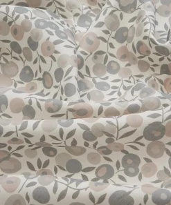Liberty Interiors Furnishing Fabrics^Wiltshire Blossom Landsdowne Linen in Pewter