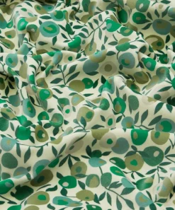 Liberty Interiors Furnishing Fabrics^Wiltshire Blossom Wellington Velvet in Jade
