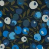 Liberty Interiors Furnishing Fabrics^Wiltshire Blossom Wellington Velvet in Lapis Dark
