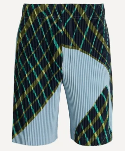 HOMME PLISSÉ ISSEY MIYAKE Shorts^WINDSWEPT PLAID Pleated Shorts