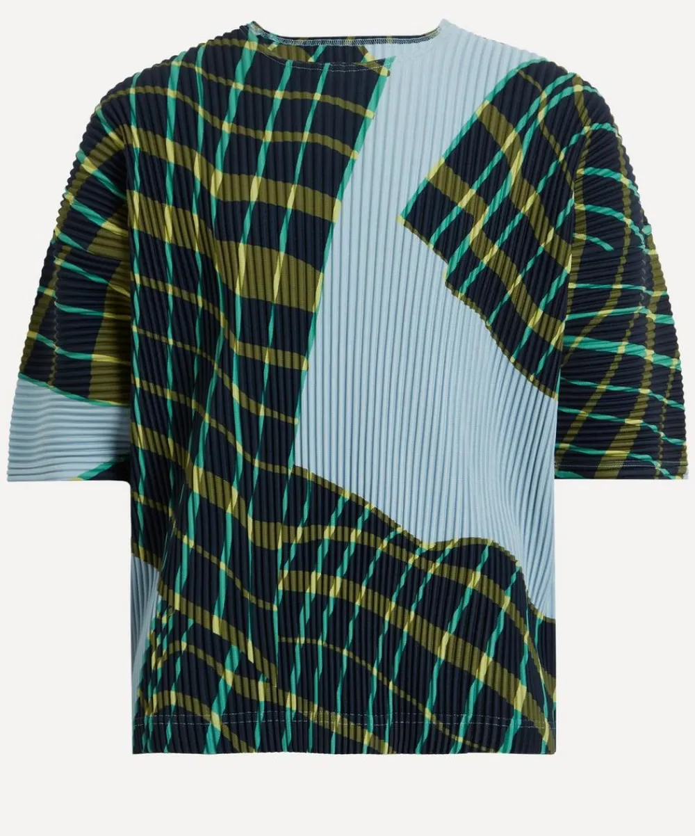 HOMME PLISSÉ ISSEY MIYAKE Tops^WINDSWEPT PLAID Pleated Top