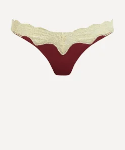 Fruity Booty Lingerie^Wine Lacie Thong