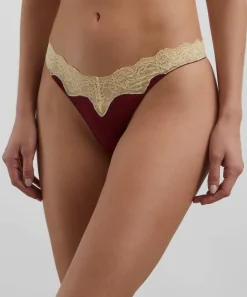Fruity Booty Lingerie^Wine Lacie Thong