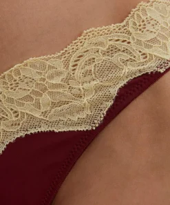 Fruity Booty Lingerie^Wine Lacie Thong