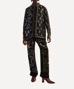 FARM Rio Tops^Winter Garden Black Pyjama Shirt