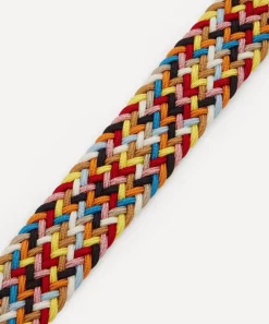 Anderson's Belts^Woven Elasticated Multicolour Belt