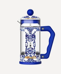 Bialetti Glass & Drinksware^x Dolce and Gabbana Mediterranean Blue 3 Cup Coffee Press