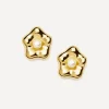 Missoma Earrings^X Eny Lee Parker 18ct Gold-Plated Puffy Daisy Oversized Stud Earrings