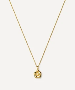 Missoma Necklaces^X Eny Lee Parker 18ct Gold-Plated Puffy Daisy Pendant Necklace