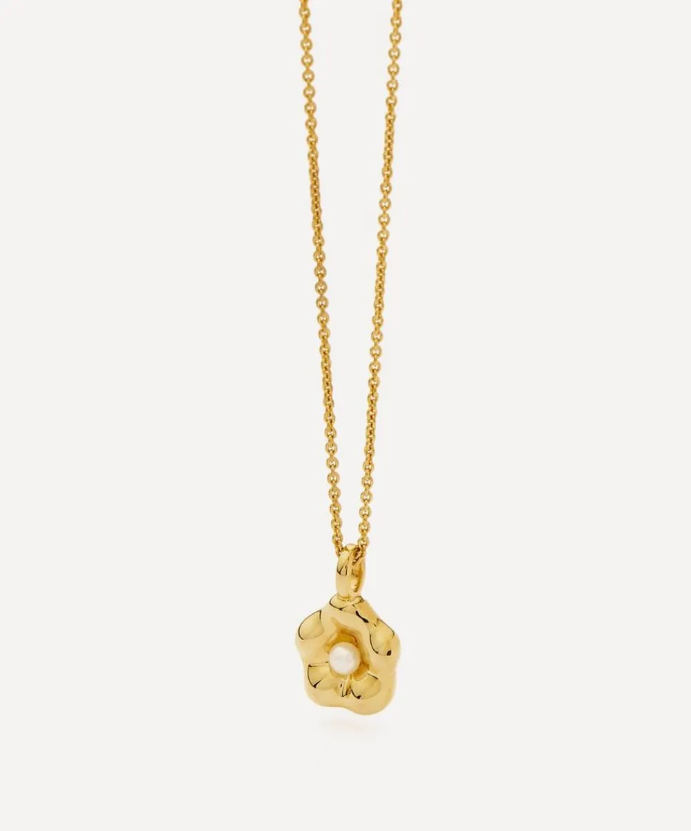 Missoma Necklaces^X Eny Lee Parker 18ct Gold-Plated Puffy Daisy Pendant Necklace
