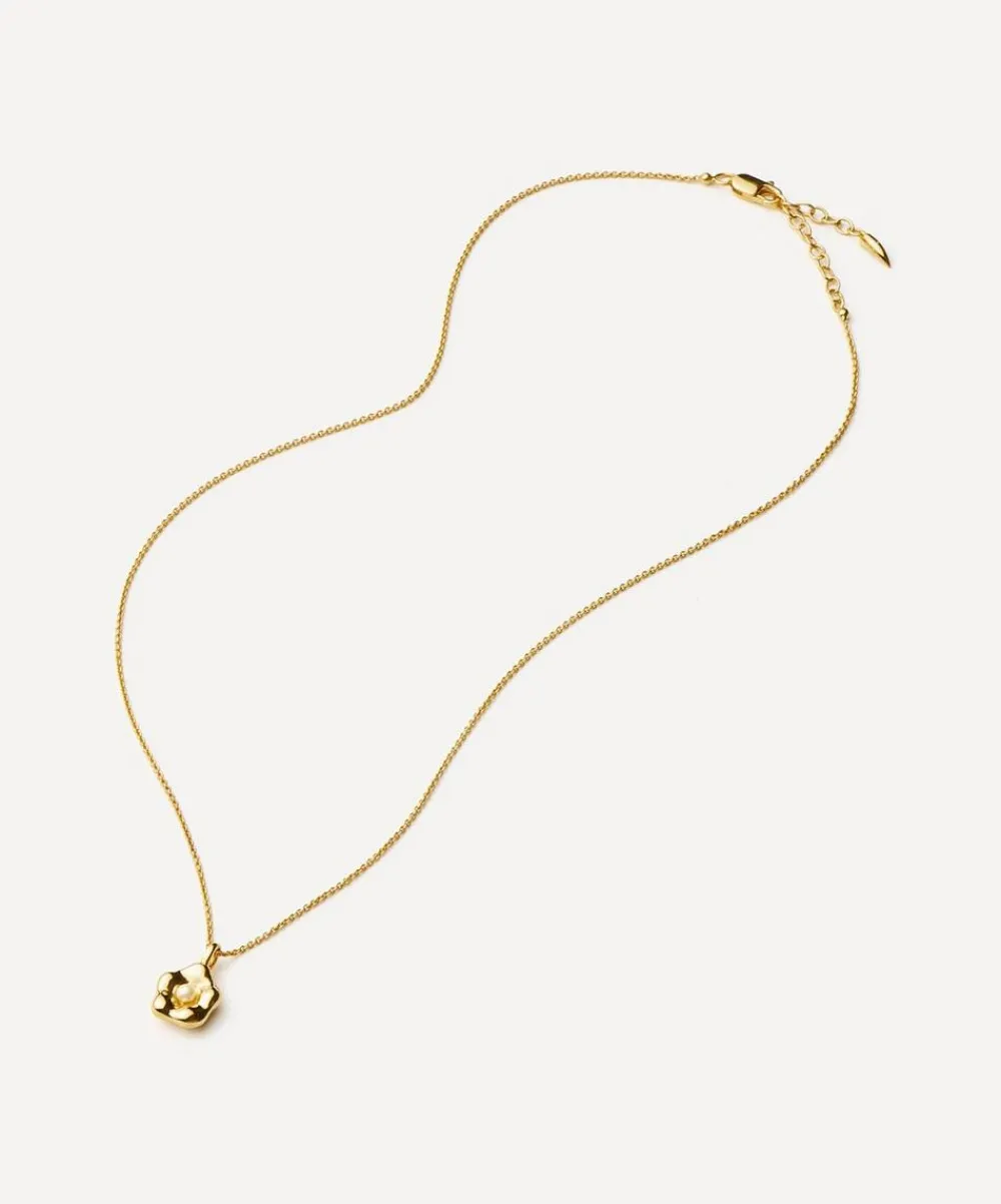 Missoma Necklaces^X Eny Lee Parker 18ct Gold-Plated Puffy Daisy Pendant Necklace