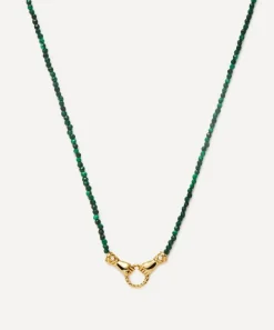 Missoma Necklaces^X Harris Reed 18ct Gold-Plated In Good Hands Beaded Gemstone Necklace