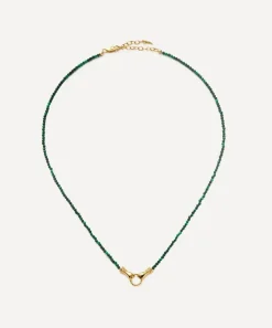 Missoma Necklaces^X Harris Reed 18ct Gold-Plated In Good Hands Beaded Gemstone Necklace