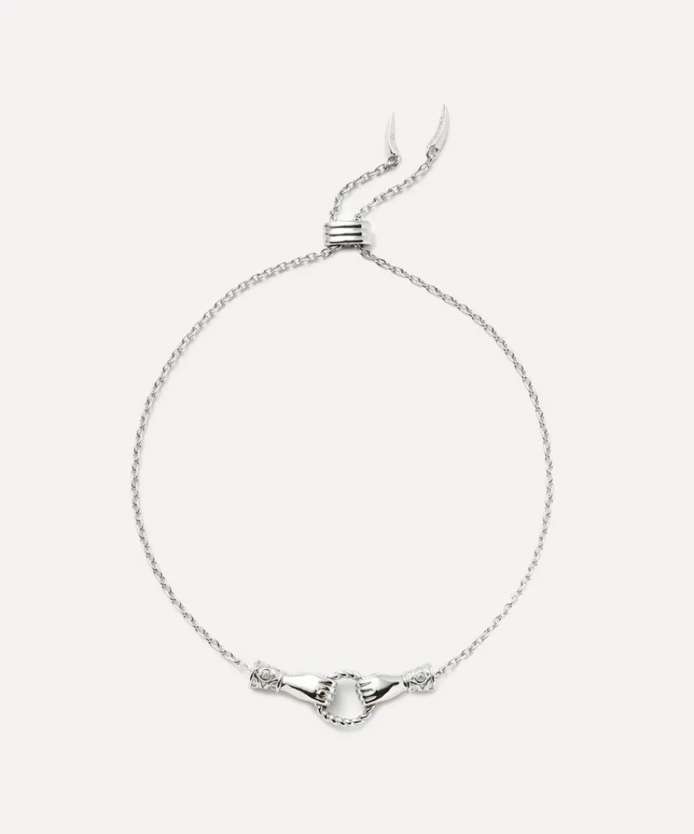 Missoma Bracelets^X Harris Reed Silver-Plated In Good Hands Slider Bracelet