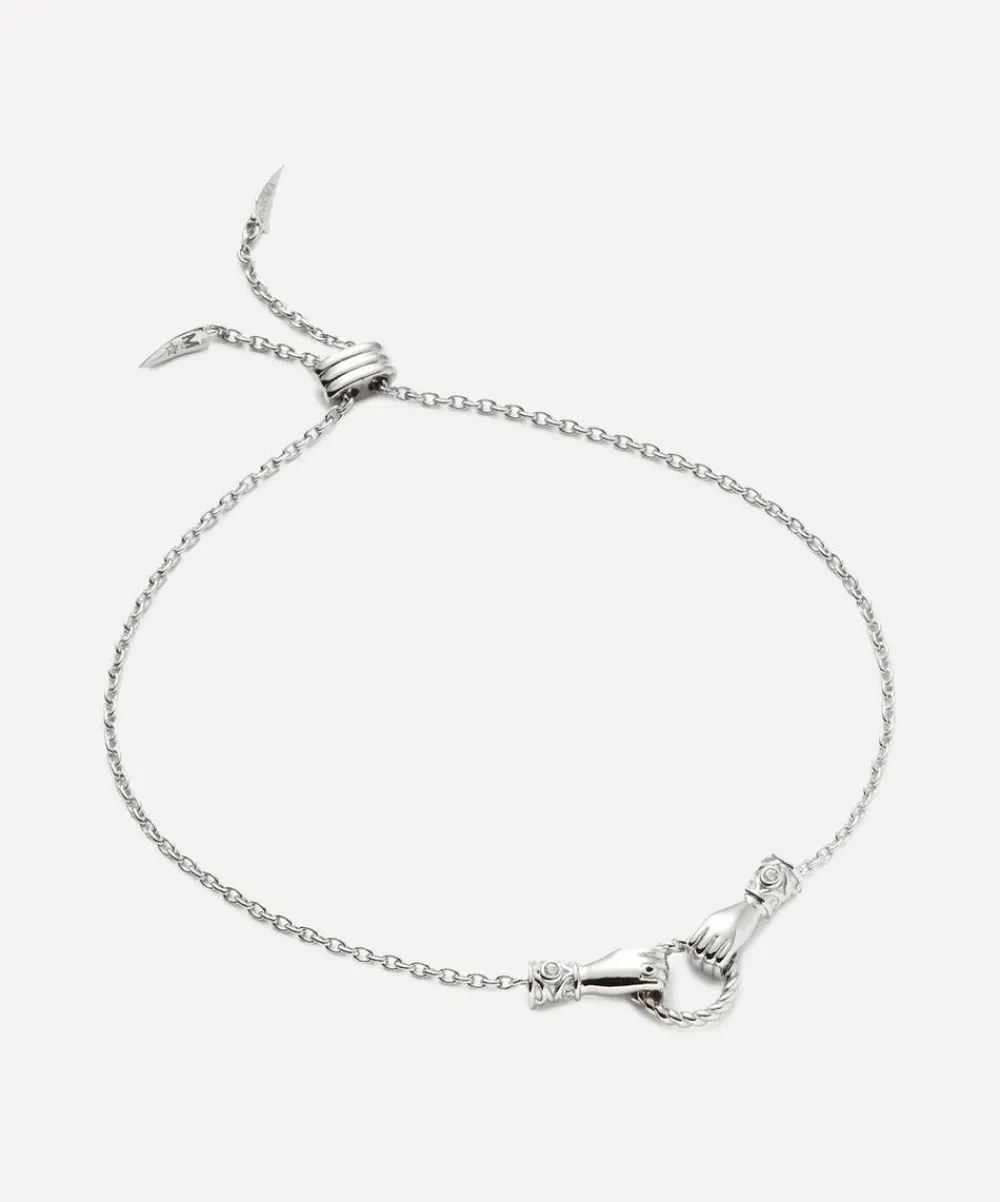 Missoma Bracelets^X Harris Reed Silver-Plated In Good Hands Slider Bracelet