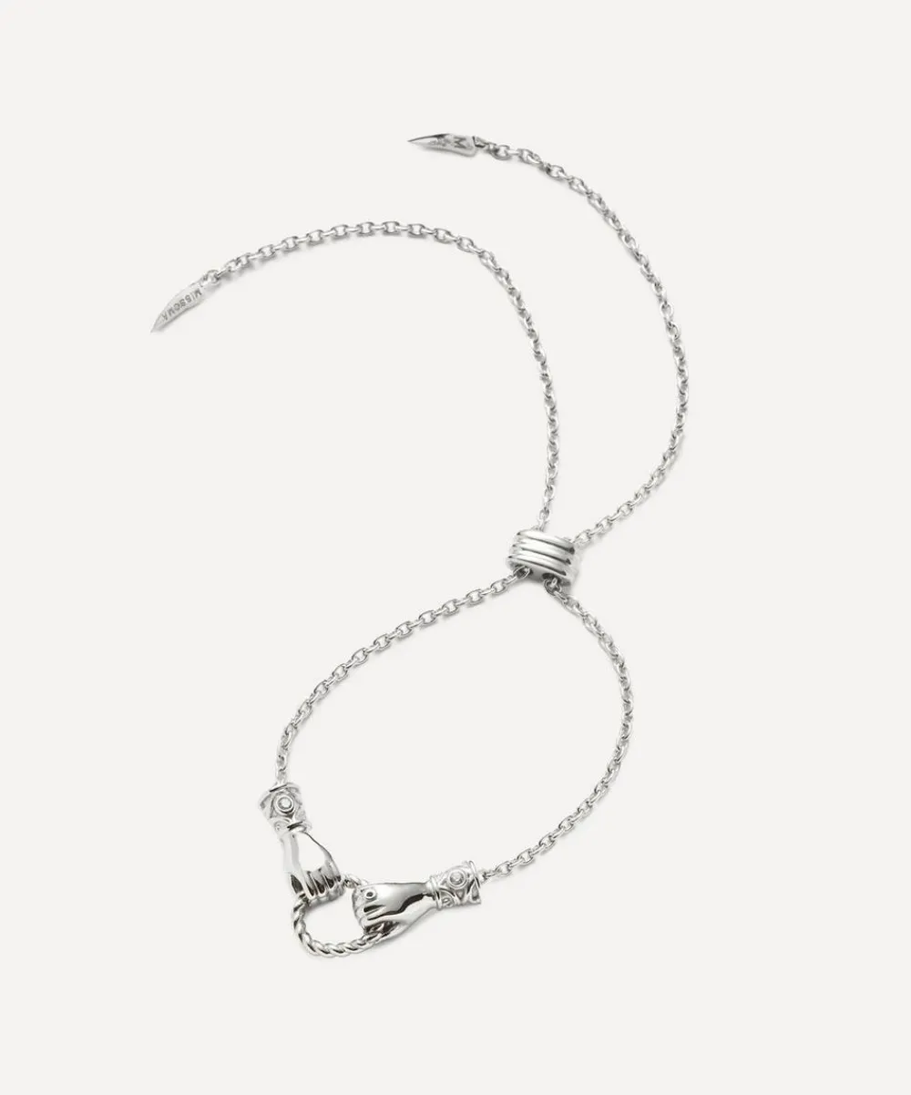 Missoma Bracelets^X Harris Reed Silver-Plated In Good Hands Slider Bracelet