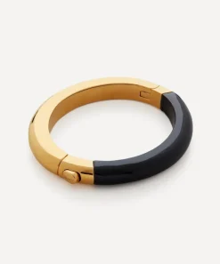 Monica Vinader Bracelets^X Kate Young 18ct Gold-Plated Vermeil Silver Gemstone Bangle Bracelet