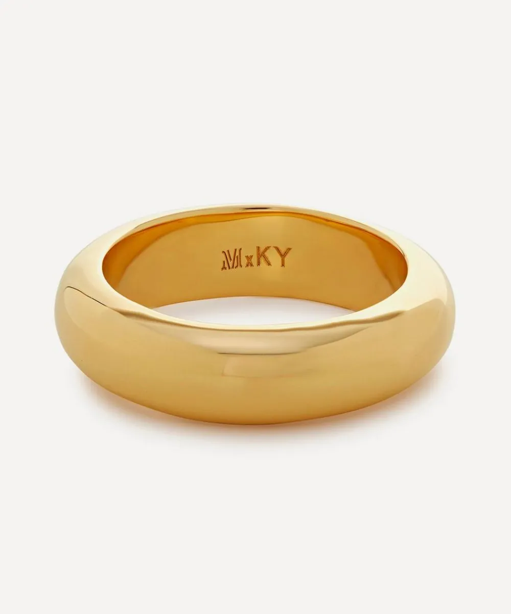 Monica Vinader Rings^X Kate Young 18ct Gold-Plated Vermeil Silver Stacking Ring