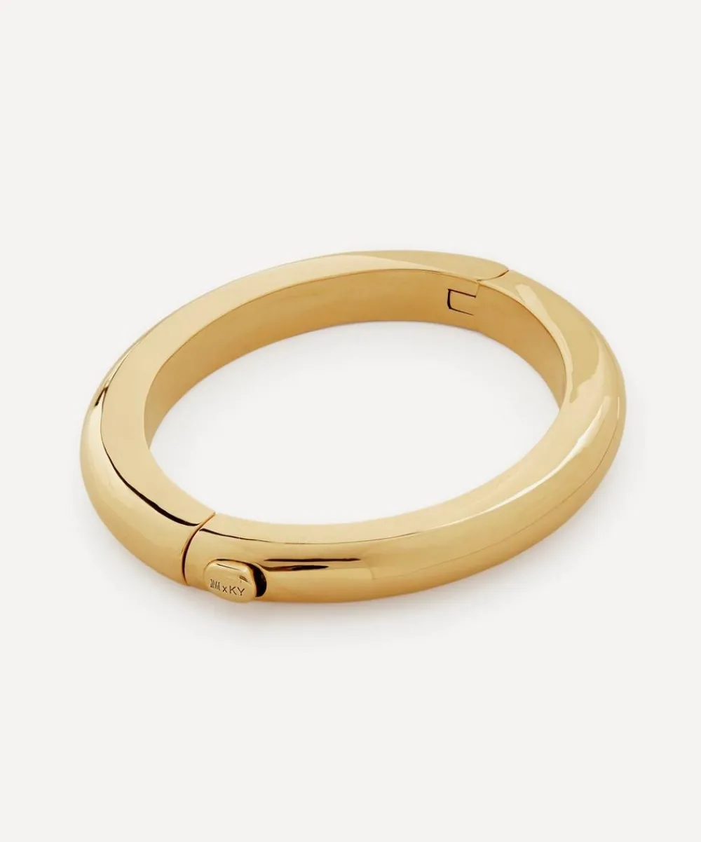 Monica Vinader Bracelets^X Kate Young 18ct Gold-Plated Vermeil Silver Bangle Bracelet