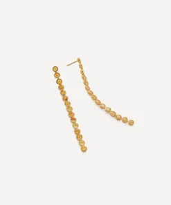 Monica Vinader Earrings^X Kate Young 18ct Gold-Plated Vermeil Silver Gemstone Cocktail Drop Earrings