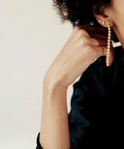 Monica Vinader Earrings^X Kate Young 18ct Gold-Plated Vermeil Silver Gemstone Cocktail Drop Earrings