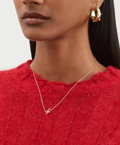 Anna + Nina Necklaces|Necklaces^x Liberty 14ct Gold Arrowed Heart Pendant Necklace