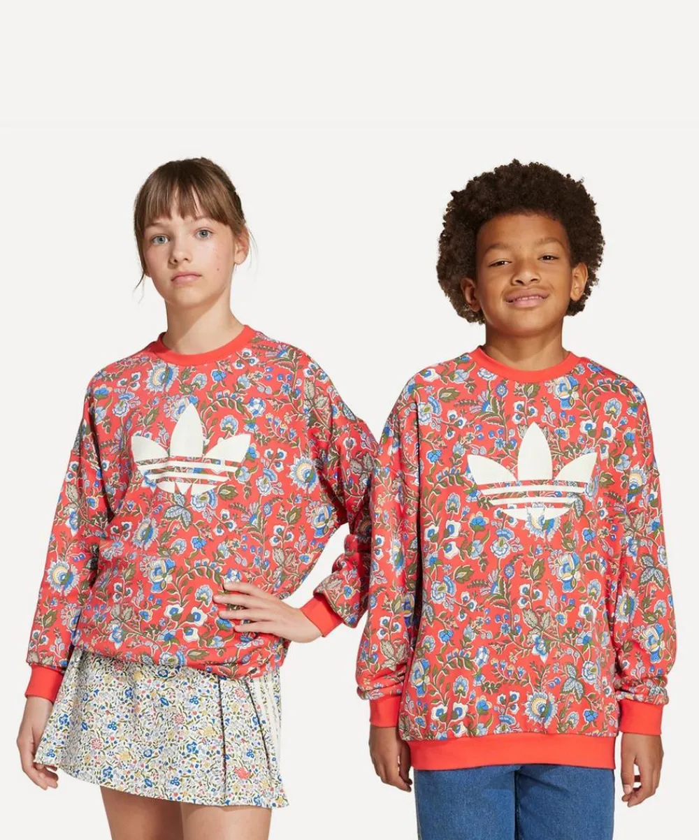 Adidas Knitwear^x Liberty London Kids Crew Sweatshirt
