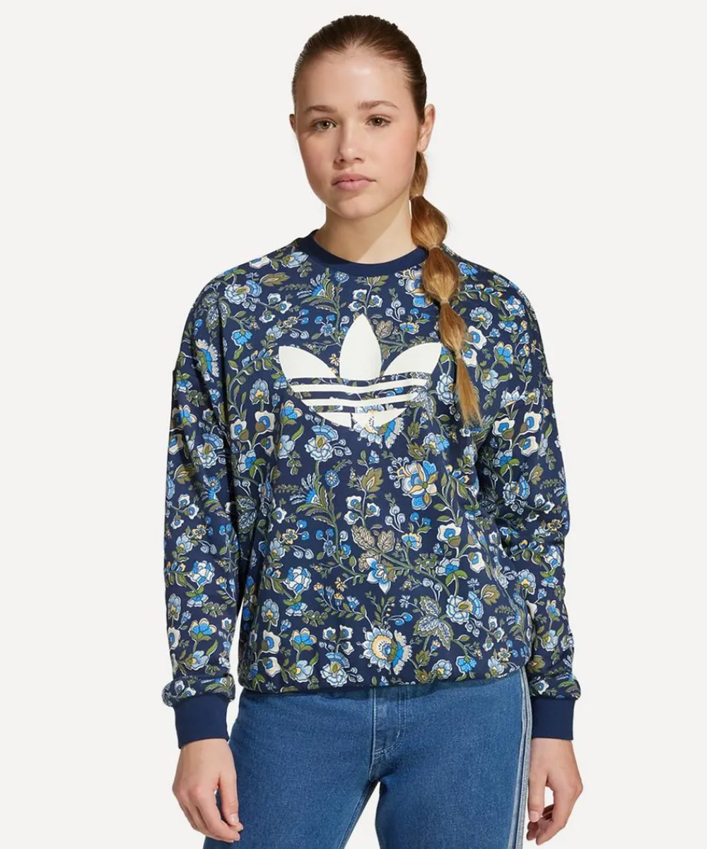 Adidas Knitwear^x Liberty London Kids Crew Sweatshirt